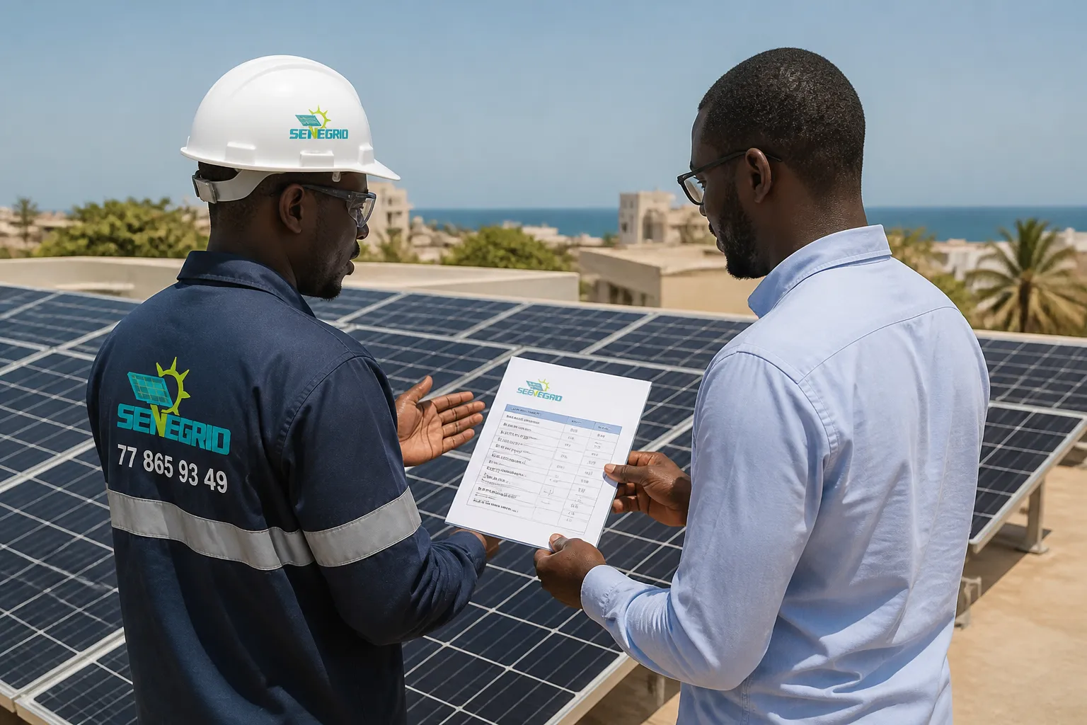Illustration du sujet : Choisir un installateur solaire au Sénégal : que doit contenir un devis sérieux ?