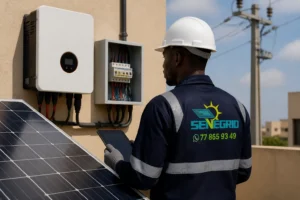 Le solaire raccordé au réseau : simple, économique, mais dépendant de Senelec
